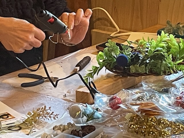 京都遊び場，リースづくりワークショップ京都，クリスマスイベント